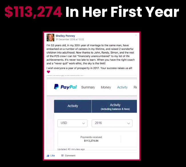 $113274 In Her First Year